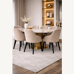 Krzesło tapicerowane DELUXE KR-9 Tkanina Hold Me 03